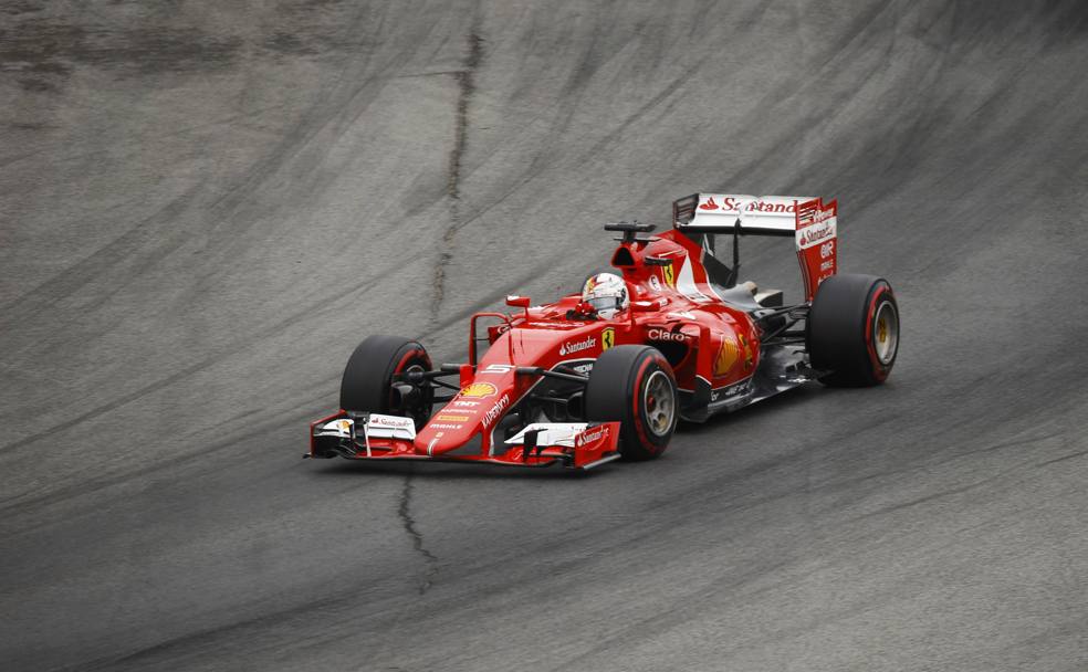 Per Vettel buon 3 tempo. Reuters